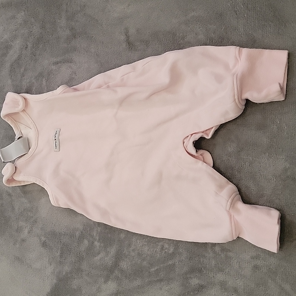 Vintage Tommy hill finger baby romper 0 to 3 months girl boy pink